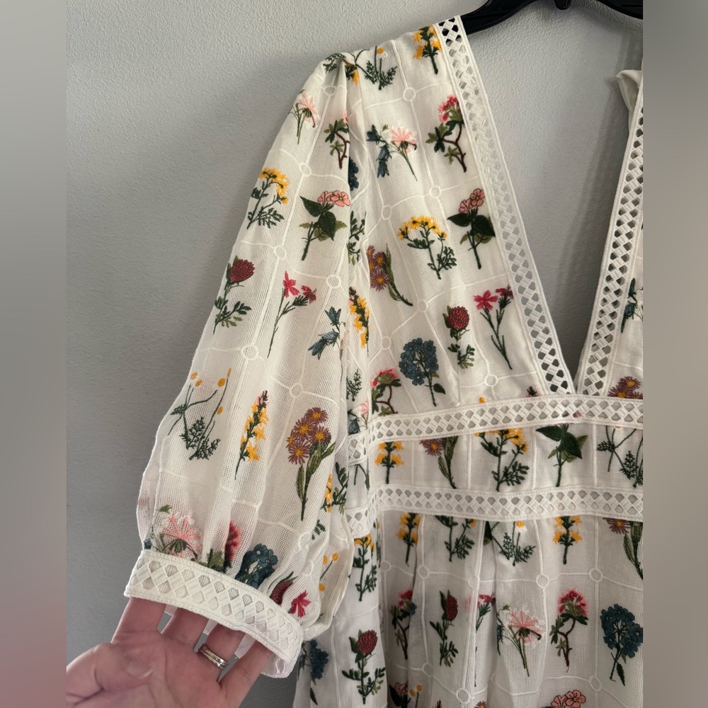 Anthropologie Carla Embroidered Maxi Dress - Picture 3 of 6